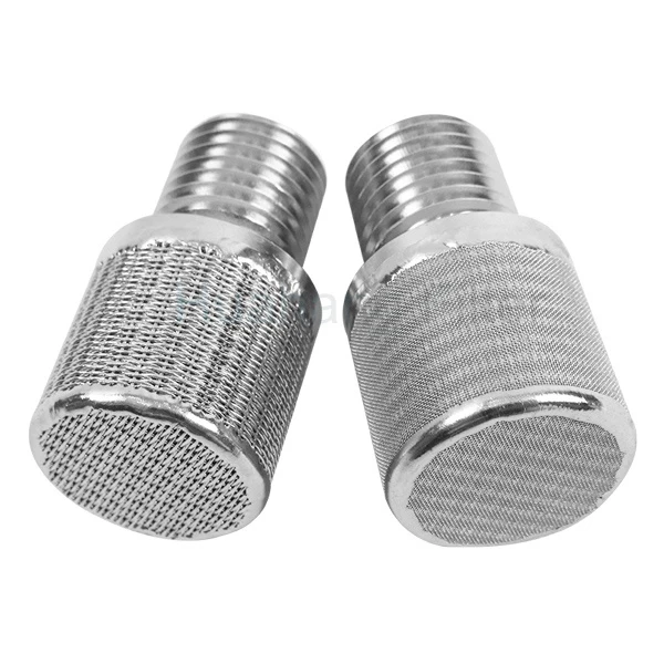 M18 External Thread 10μm Sintered Mesh Filter Element